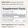 Nature's Bounty Vitamin E Softgels 120 Count Antioxidant Immune Support