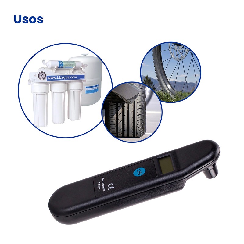 Tire Pressure Gauge: Exceptional Precision for Bikes, Cars and Reverse