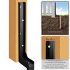 WIMART Rotten Leaning Fence Post Repair Kit Adjustable Angle Quick