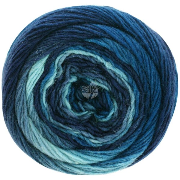 LANA GROSSA Meilenweit Colour Mix | Merino Wick Yarn with