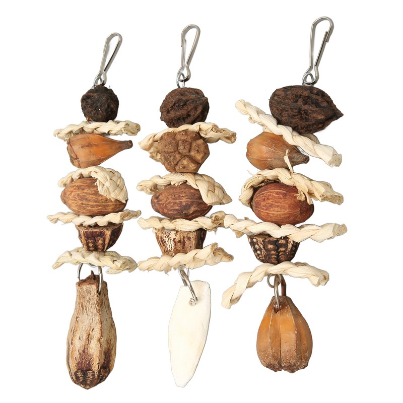 Parakeet Beak Stone Parrots Trimming Chew Toys Set Bird Nuts