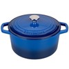 VORRINGARD Enameled Cast Iron Dutch Oven Pot with Lid, for