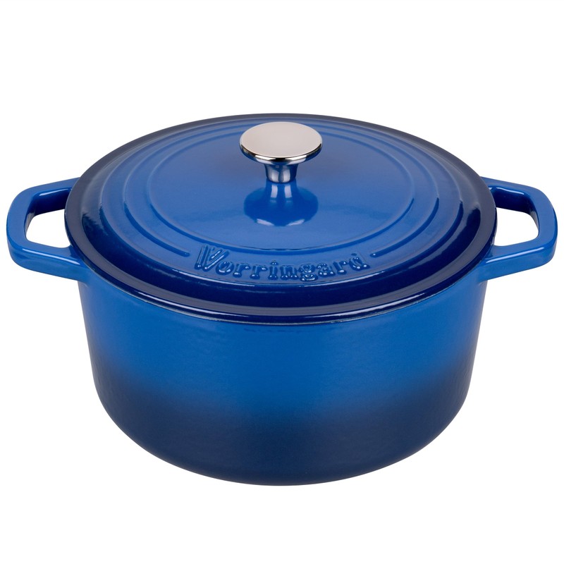 VORRINGARD Enameled Cast Iron Dutch Oven Pot with Lid, for
