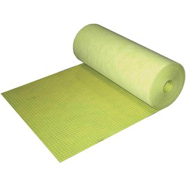 Profilitec Floortec Uncoupling Membrane 30 Sq Ft (No Curling) Translucent Mat 1/8'' Anti-Fracture Crack Isolation Waterproof Underlayment for Bathroom Floor Tiles Ceramic Concrete Subfloor Stone