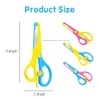 Kids Safety Scissors,NOCHME 3 Pack Preschool Toddler Children Arts and