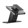 Bathroom Faucet Black Waterfall Glass Spout Single Handle One Hole