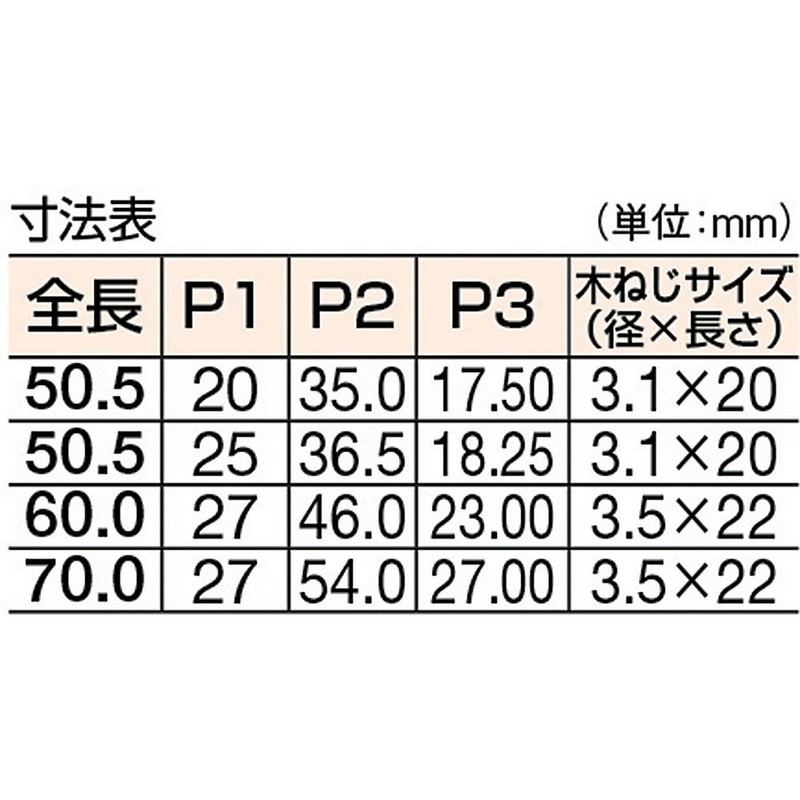 TRUSCO(トラスコ) スチール製抜き差し蝶番 左用 (1組(袋)=2個入) 225-6043L