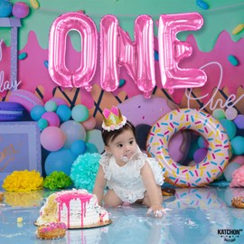 One Foil Baloon, 16 inch Pink