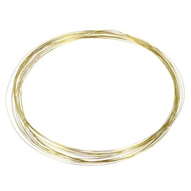 sourcing map 28 Gauge Copper Wires for Jewelry Making, 1 Roll 5m Craft Tarnish Resistant Beading Wires for Jewelry Making Supplies DIY (K-Gold)