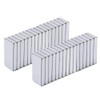 rhinocats 32 Pcs Strong Bar Magnets,20x10x 3mm Small Powerful Rectangular
