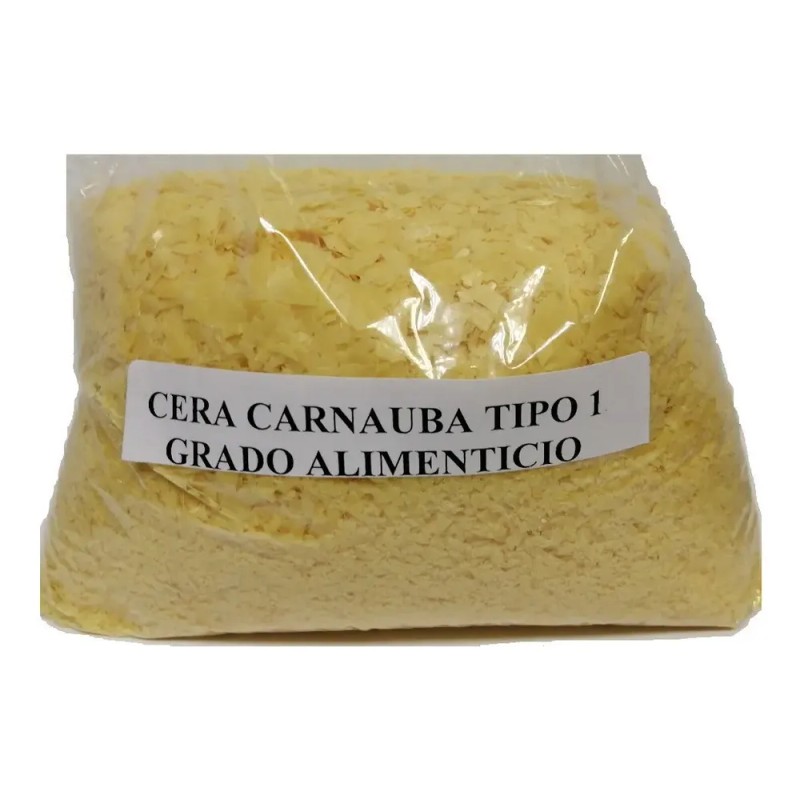 Cera De Carnauba T1 Medio Kilo Grado Alimenticio Cosmeticos