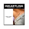 INKARTLINK Tattoo Tech, 2 Sheets Large Semi Permanent Tattoo, Temporary