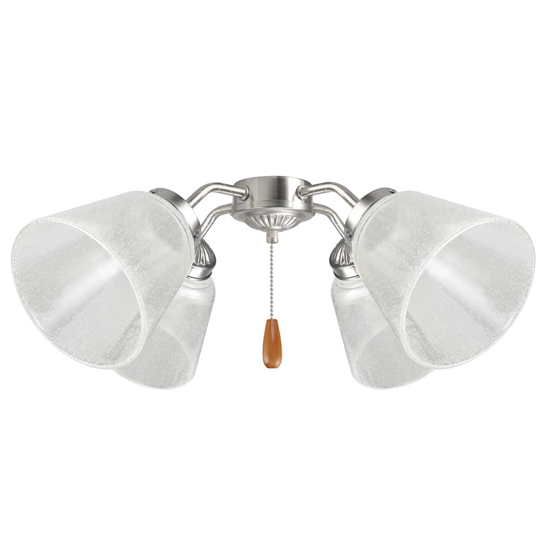 Aspen Creative 23174-60-4, Transitional Clear Seeded Ceiling Fan Replacement Glass