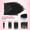 Yuniffe Kinky Curly Clip in Hair Extensions for Black Women