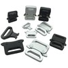 Paracord Bracelet Buckles 2 Pack Metal Side Quick Release Tactical