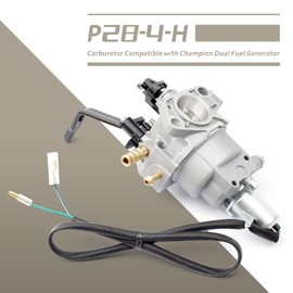 YIYANTO P28-4-H Carburetor Replacement for Huayi Carb Compatible with Champion 47.131000.25 Dual Fuel Generator 6250w 6500w 7000w 7500w 389cc 439cc Model 100296 100230 100165 100153 100155 71530