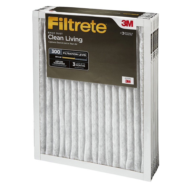 Filtrete Clean Living Basic Dust Filter, MPR 300, 16 x