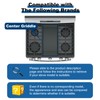 UPGRADED WB31X24738 Cast Iron Griddle Replacement for GE Gas Stove,