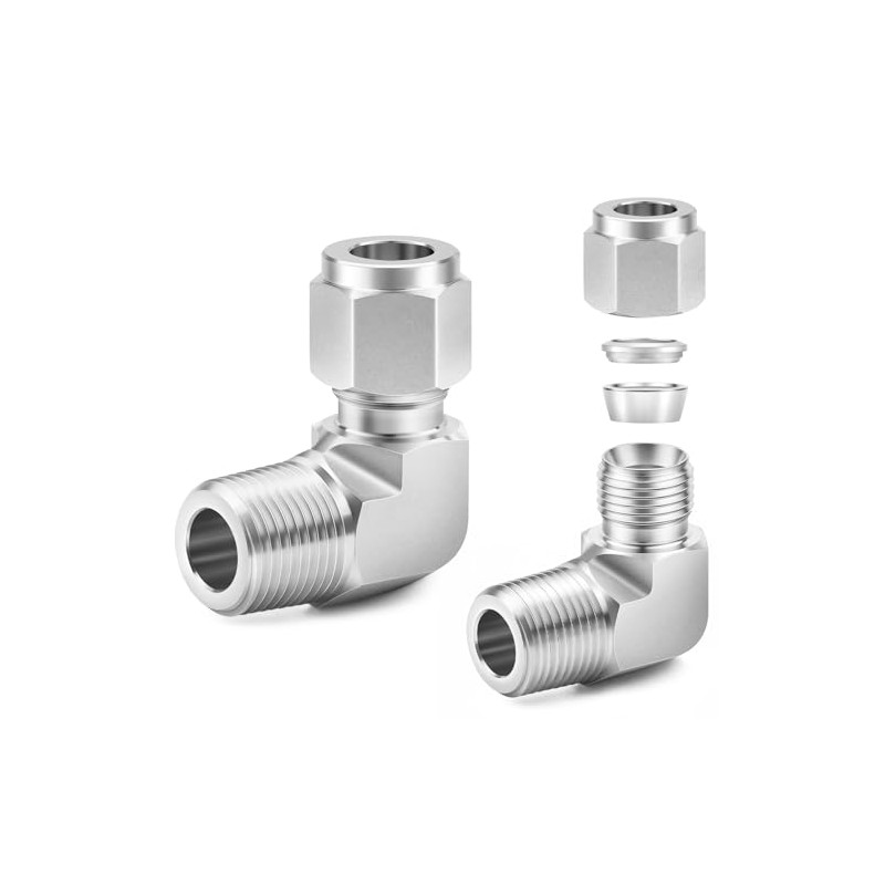 ChillWaves Conexión de tubo de compresión de acero inoxidable 304,
