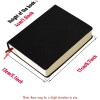 Lemical Black B6 Notebook 720 Pages Thick Leather Journal Gift