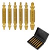 RENYU 6 Pcs Damaged Screw Extractor Kit, HSS 4341 Screw