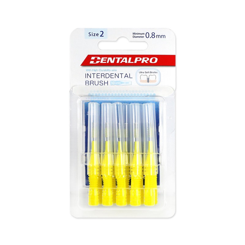 Dental Pro Portable Interdental Brush 10P 6 types (4S~L) with