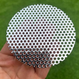 FengYoo Perforated Metal Sheets-Expanded & Perforated Sheets-Perforated Stainless Steel Sheet-20GA 0.12" Hole （About 3mm） 19.6" X9.8"-Metal Mesh Sheet for Ventilation and Fume Filtration