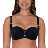 Curvy Kate Women's Boost Me Up Balconette Bra, black