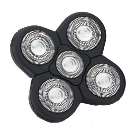 FANJEIS 5-In-1 Rotary Electric Shaver Heads Blade Rechargeable Hair Beard Trimmer Razor