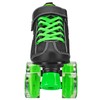 Roller Derby Blazer Boy's Lighted Wheel Roller Skate Black/Green Size