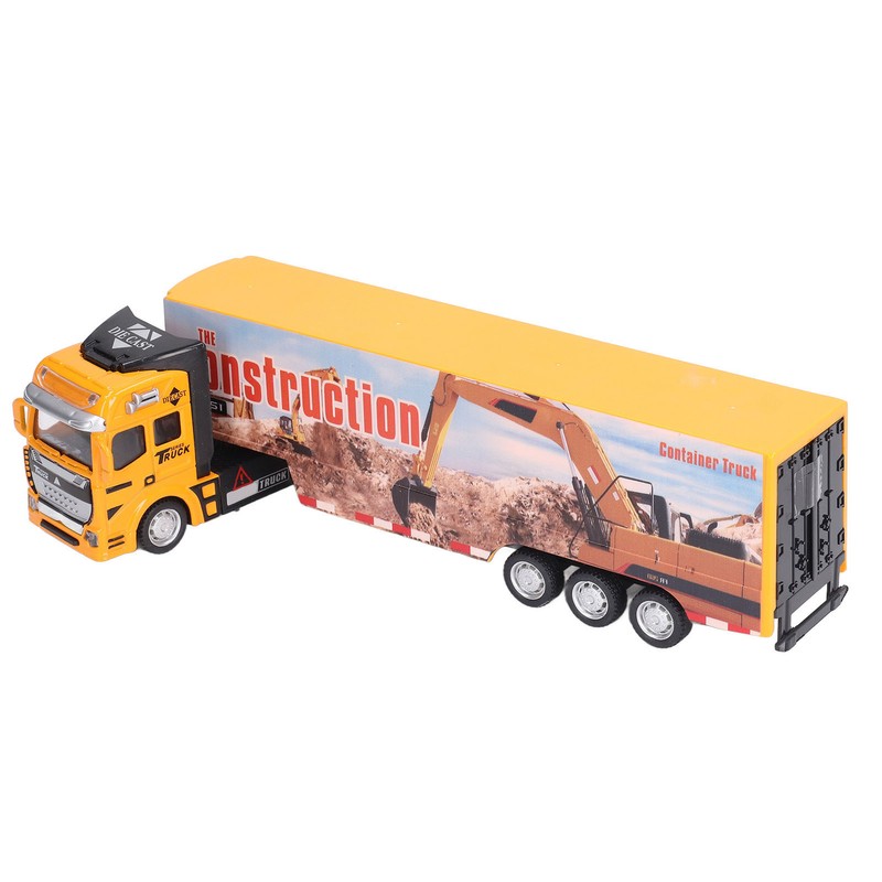 Transport Cart Toy Educational Simulation Alloy Plastic Pull Back Carrier