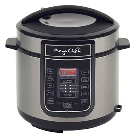6 Quart Digital Pressure Cooker with 14 Pre-set Multi Function Features