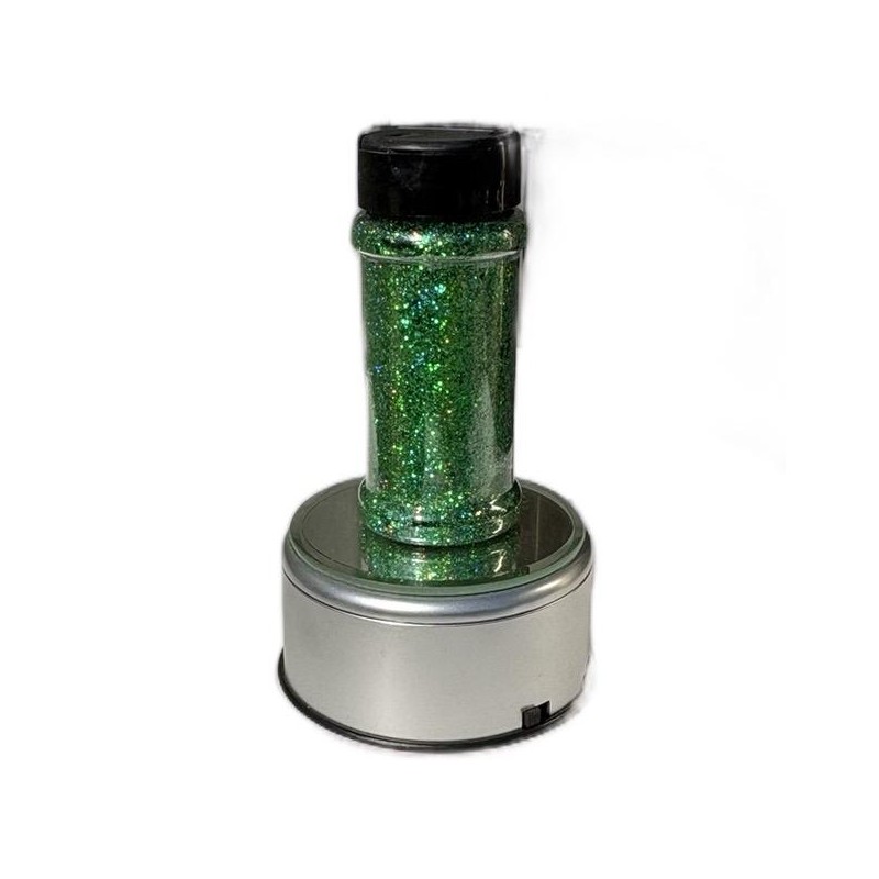 2oz Glitter Bottle Shaker:_Pistachio