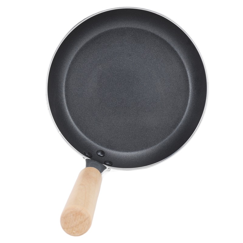 Black Non Stick Pan Household Frying Pan Portable Cooking Pan
