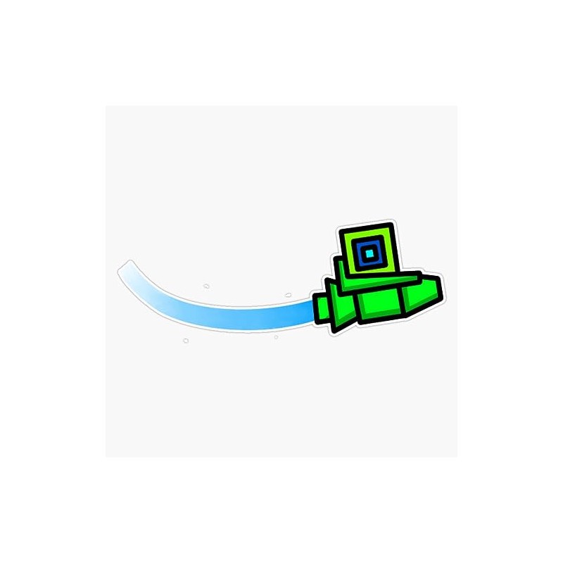 Geometry Dash Sticker Bumper Sticker Vinyl Decal 5"