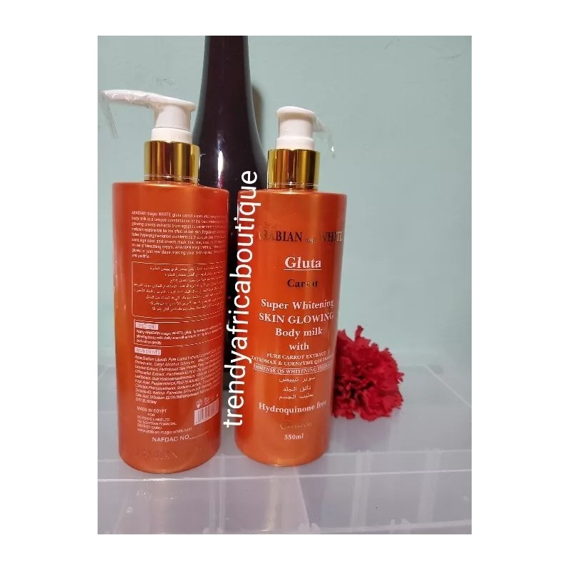 LUCY Arabian Magic-white skin glowing body lotion with carrot extract