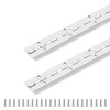 2PCS Piano Hinge 20" x 1" Stainless Steel Continuous &