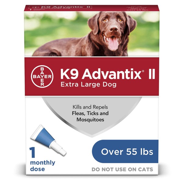 K9 Advantix II Flea and Tick Prevention for Extra-Large Dogs,