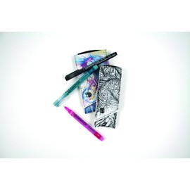 Derwent Graphite Pens, Graphik Line Painter Colored Pens, Palette No.3, 5 Pack (2302232)