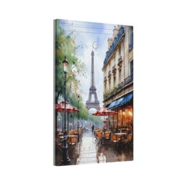 Decorative Art Light Switch Covers Paris Tower 1 Gang No Device Blank Switchplate Electrical Faceplate,5x3IN