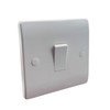 Light Switch, 1 Gang 2 Way, 250V 10A, 85mm x