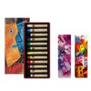 Sennelier Oil Pastels 12 Colours Standard Selection + 2 Cards