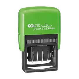 COLOP Printer S 220 Green Line Date Stamp 127669 Date in Numbers