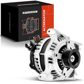 A-Premium Alternator Compatible with Ford F-250/F-350 Super Duty 2009-2010 V8 5.4L / V10 6.8L, F-450/F-550 Super Duty 2010-2012 V10 6.8L, 12V 150A 6-Groove Pulley Clockwise