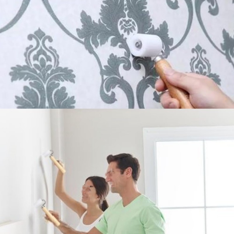 Loopunk Wallpaper Roller Crimping POM Roller Diameter 1.4 x 1.6