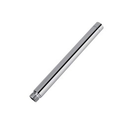 OHAOLYLE Shower Head Extension Arm,Shower Arm Extension,Shower Extender Arm Water Outlet Lowers Existing Shower Head Handheld Shower Pipe Extender Straight Silver for Bathroom Accessory (10 inch)