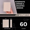 RUTAKO Slim Wallet with Coin Compartment, Mini Wallet for Men