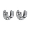 32mm Flange Rod Holder,Closet Rod Holder, U Shaped End Rod