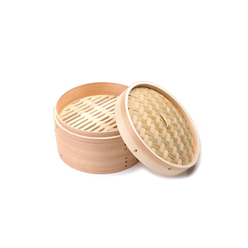 Fox Run Bamboo Steamer, Bamboo Steamer, Brown