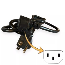 Sole, Spirit, Fuel, Xterra - Treadmill Power Cord Supply | E060001 (Right Angle)